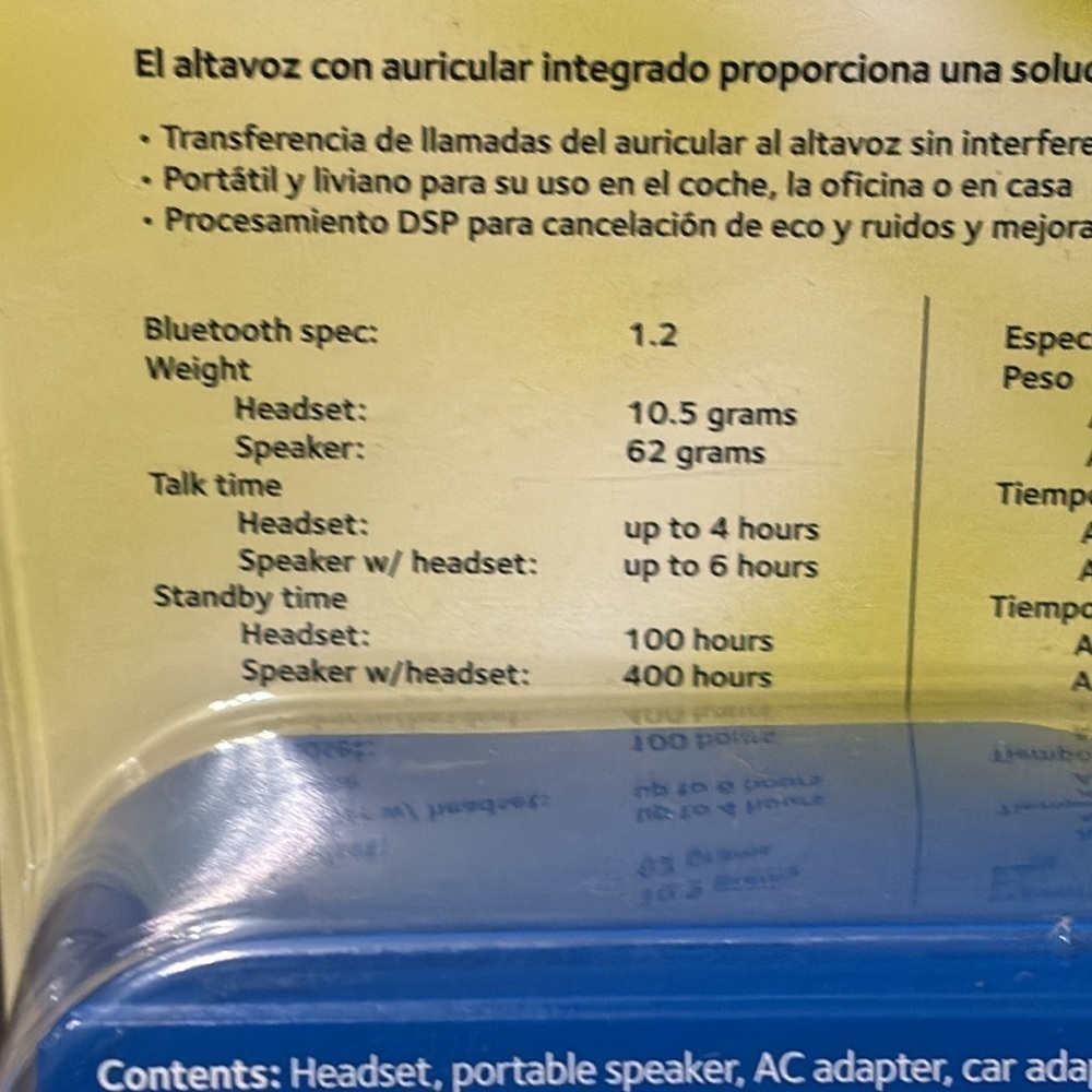 Kyocera Wireless Portable Speaker with Headset AND BLUETOOTH - Picture 6 of 11